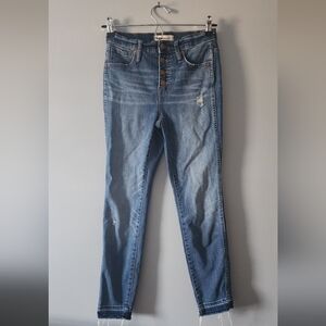 Madewell Button Fly High Rise Skinny 26